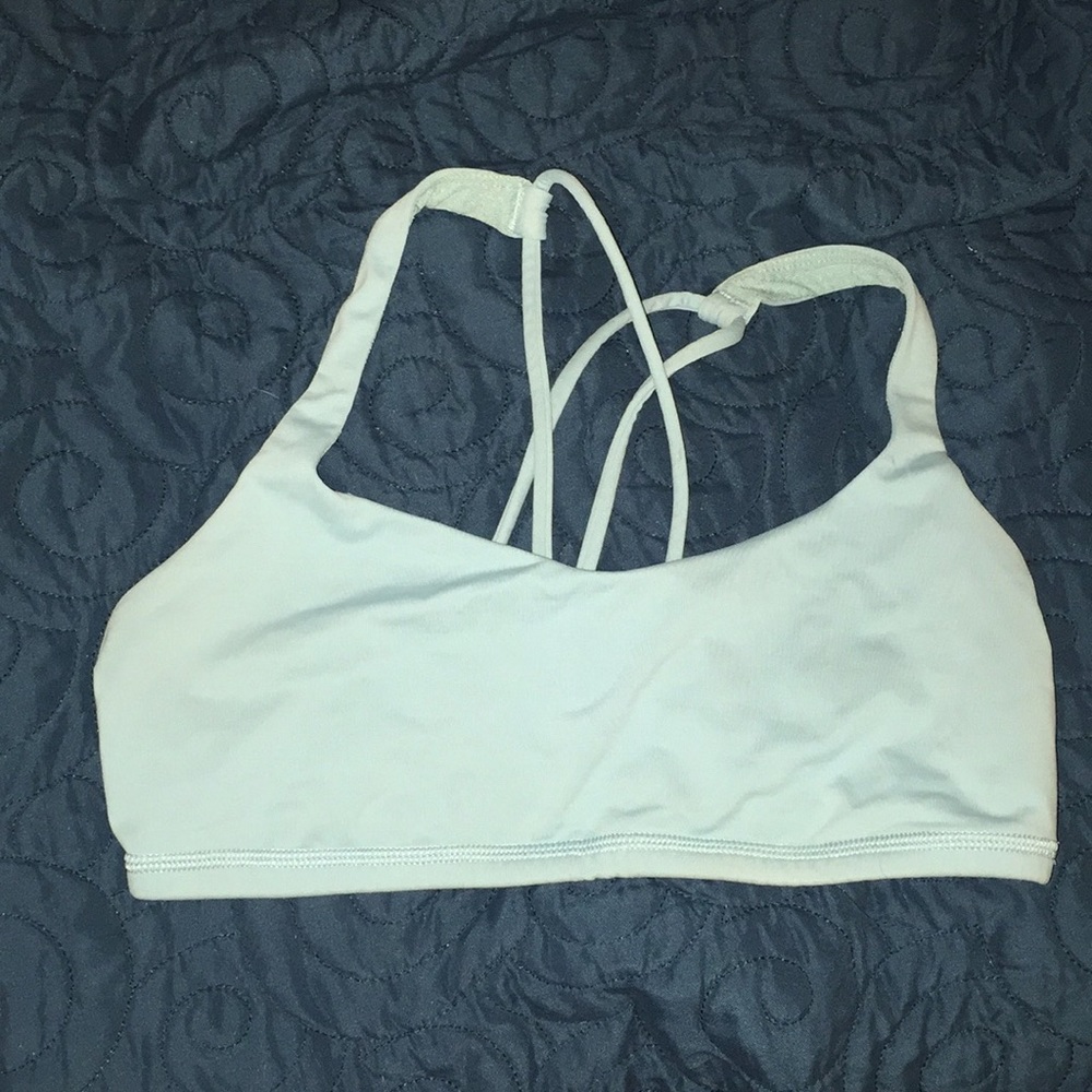 Light blue lululemon sports bra